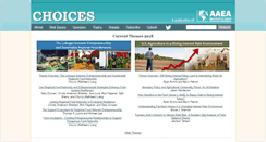 Desktop Screenshot of choicesmagazine.org