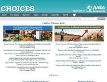 Tablet Screenshot of choicesmagazine.org